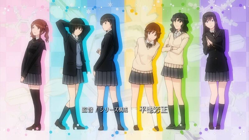 anime girls in school uniforms