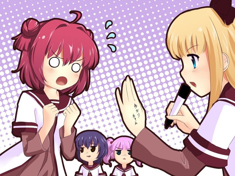 anime girls in school uniforms