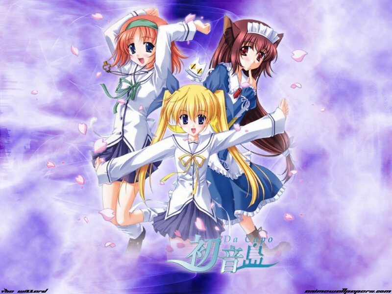 anime girls in school uniforms