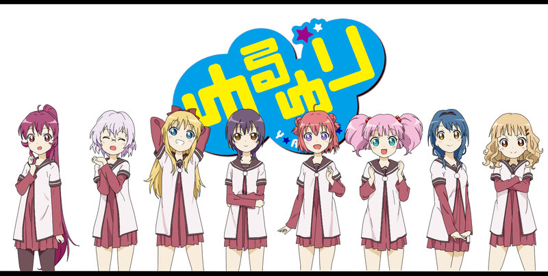 anime girls in school uniforms