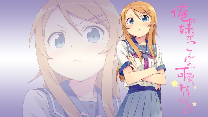 Anime girls in school uniforms