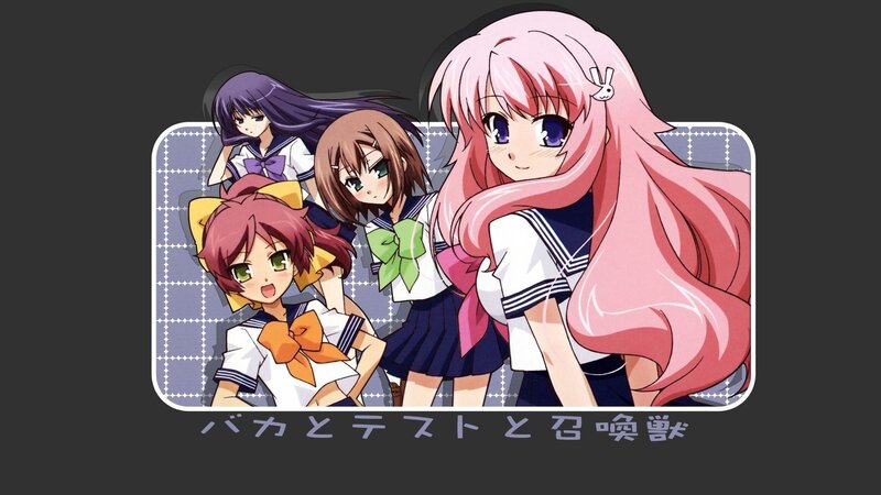 anime girls in school uniforms