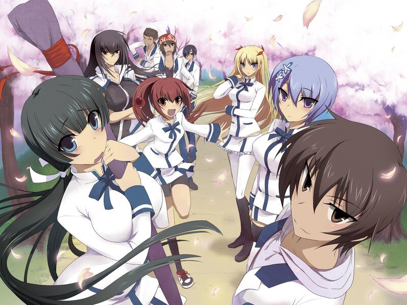 anime girls in school uniforms