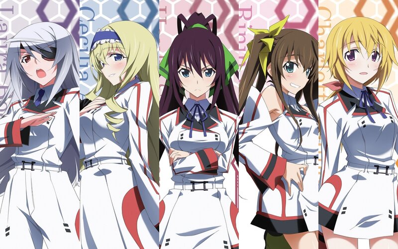 anime girls in school uniforms