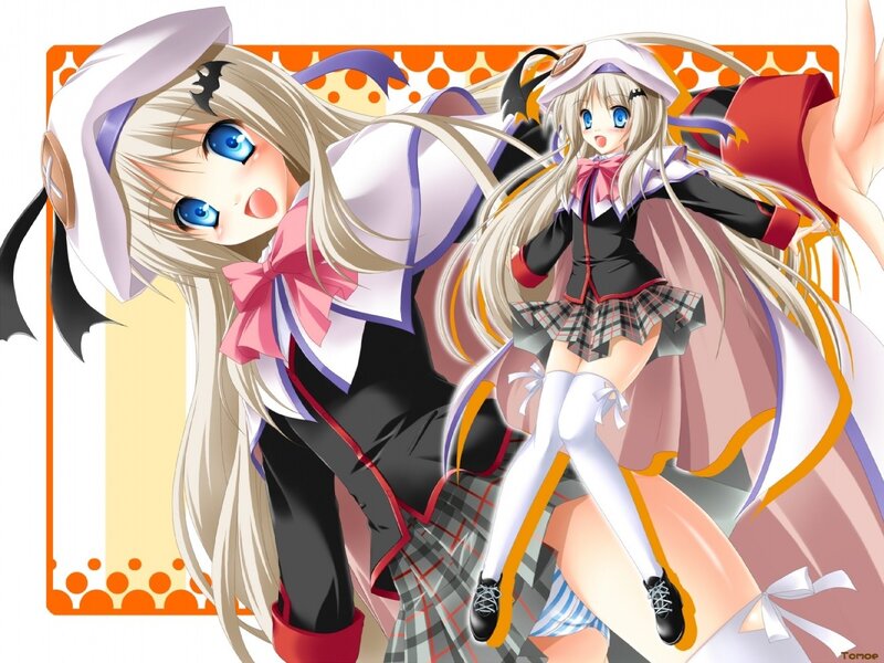 anime girls in school uniforms