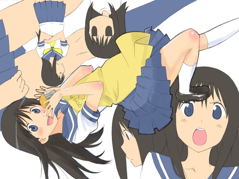 anime girls in school uniforms
