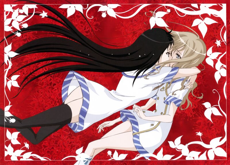 anime girls in school uniforms