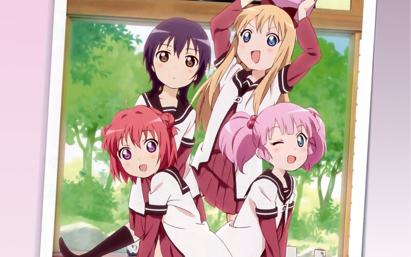 anime girls in school uniforms
