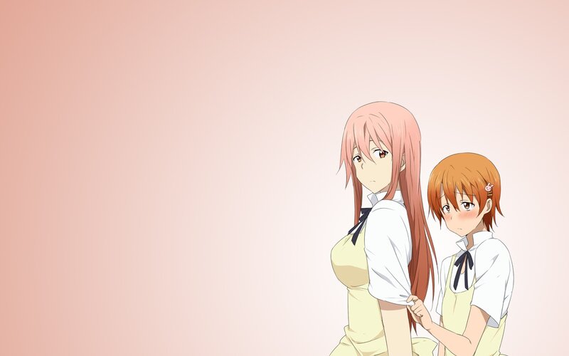 anime girls in school uniforms