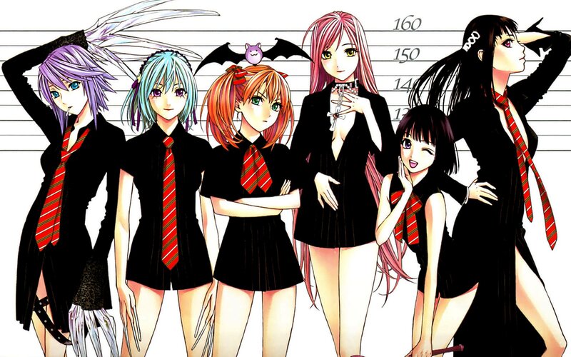 anime girls in school uniforms