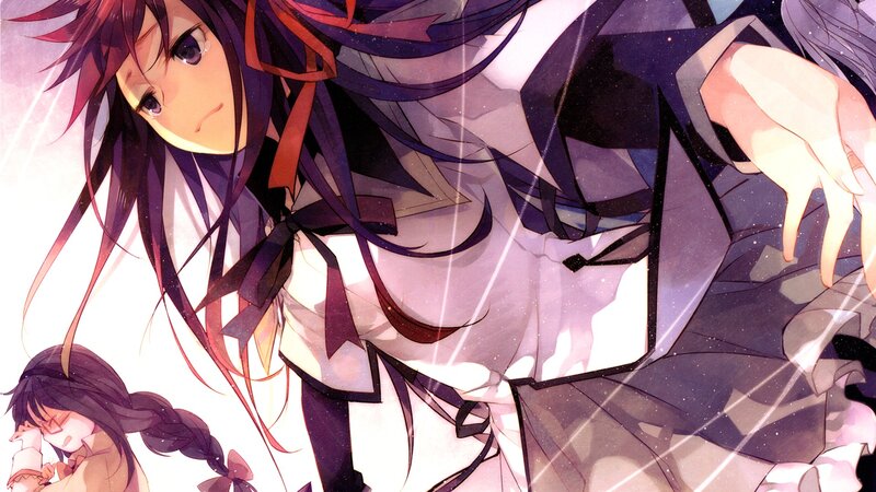 anime girls in school uniforms