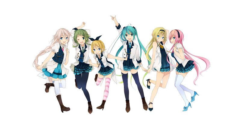 anime girls in school uniforms