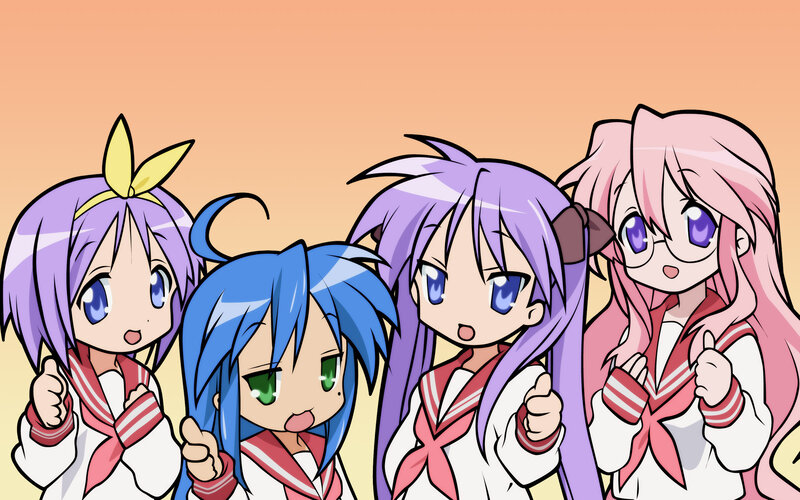 anime girls in school uniforms