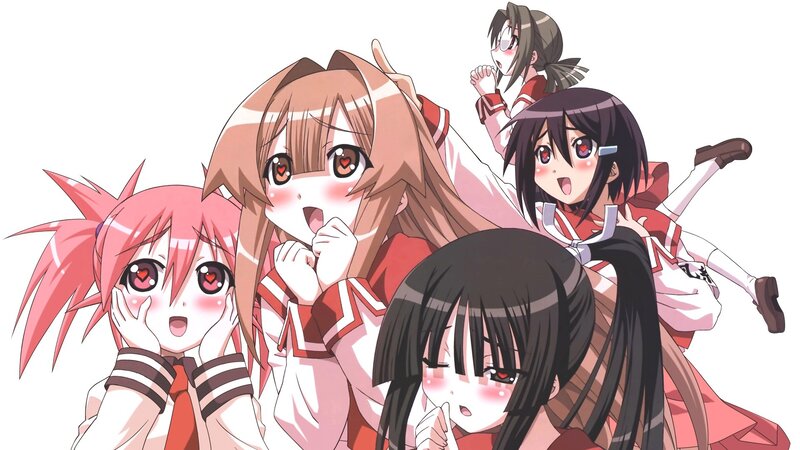 anime girls in school uniforms