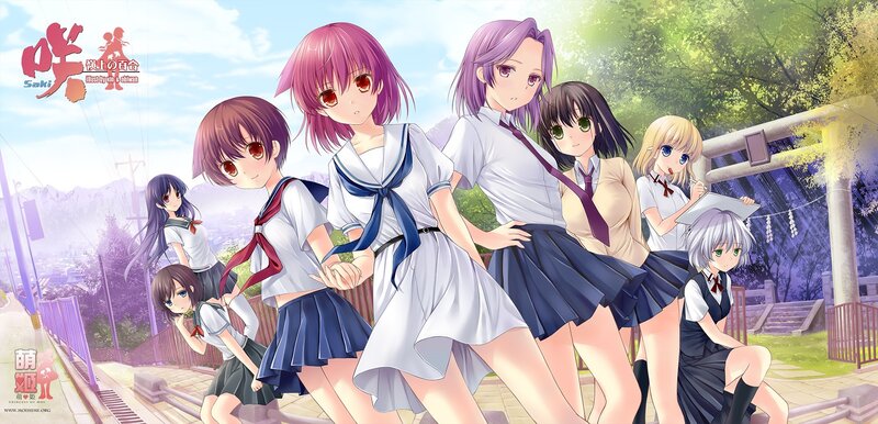 anime girls in school uniforms
