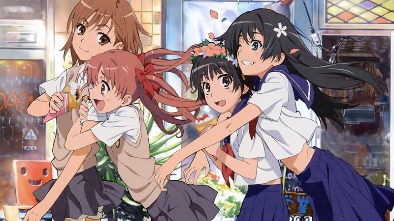 anime girls in school uniforms