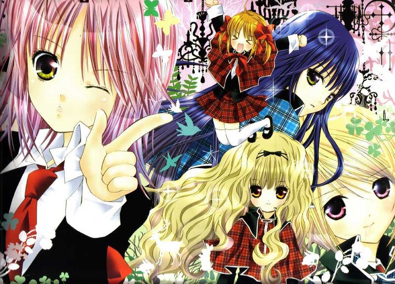 anime girls in school uniforms