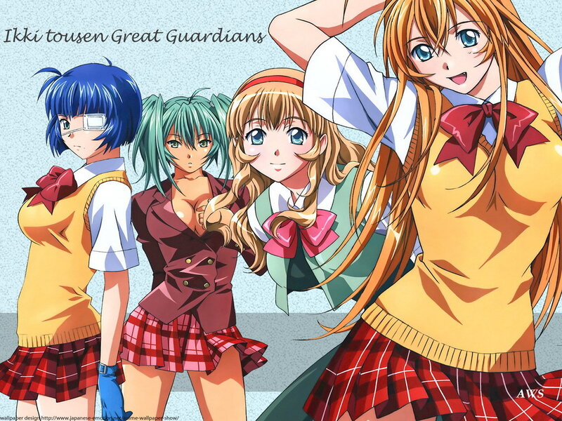 anime girls in school uniforms