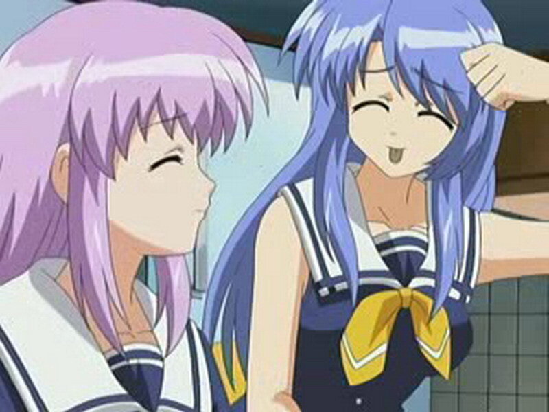 anime girls in school uniforms