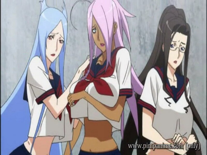 anime girls in school uniforms