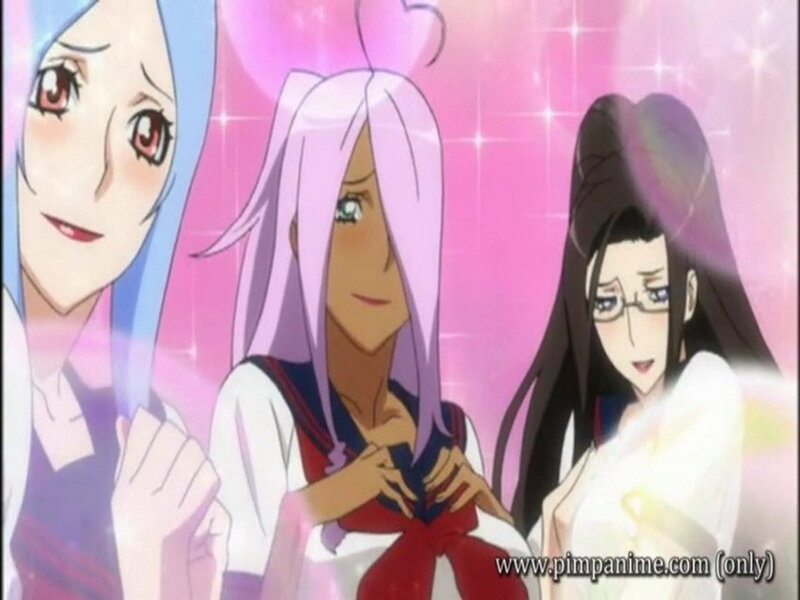 anime girls in school uniforms