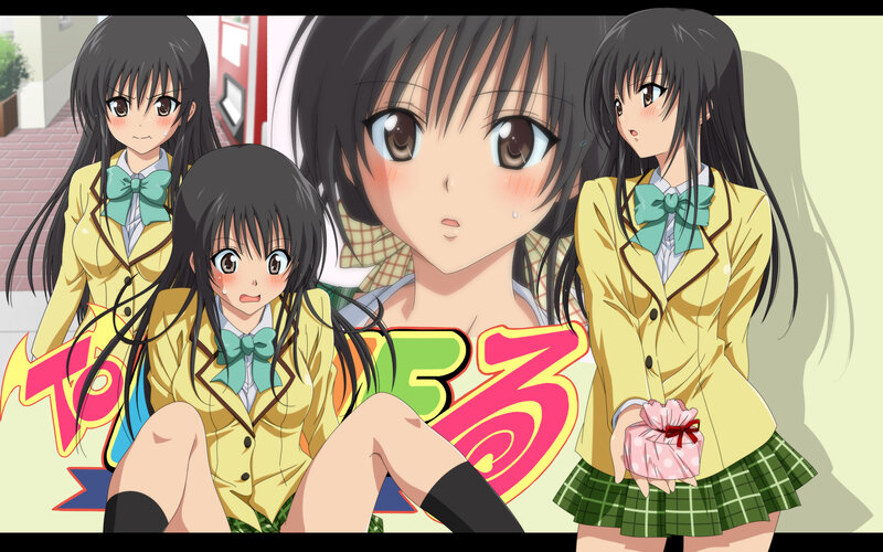 anime girls in school uniforms