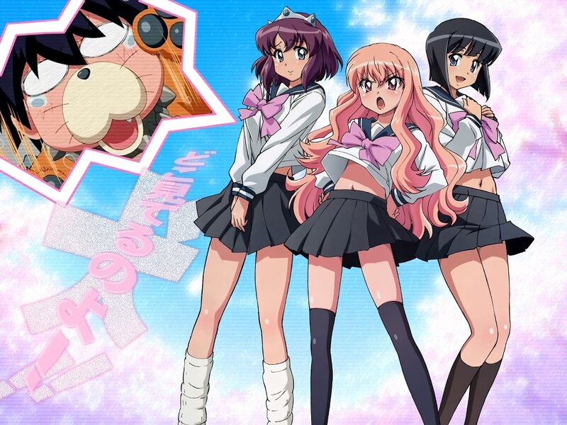 anime girls in school uniforms