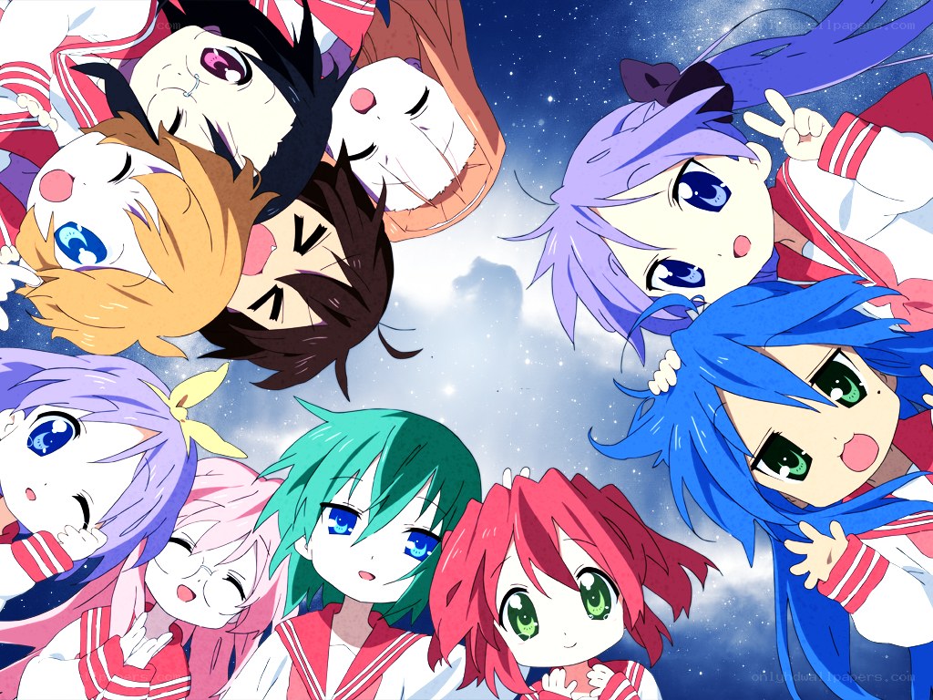 Anime girls in space