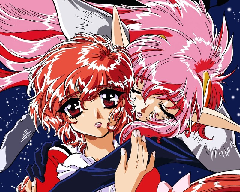 anime girls in space