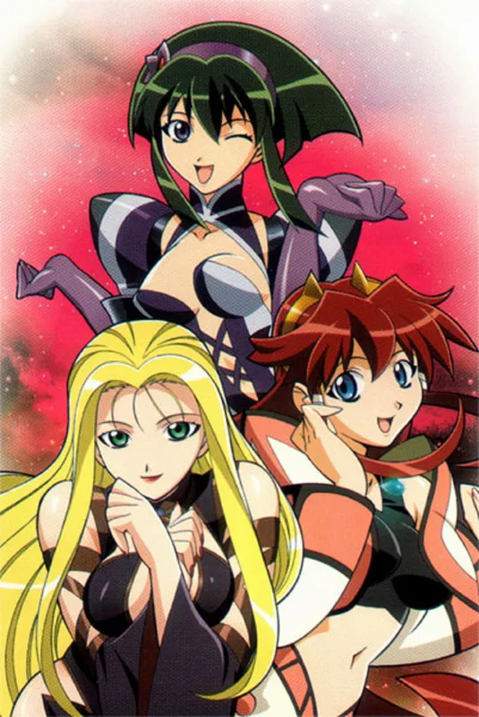 anime girls in space