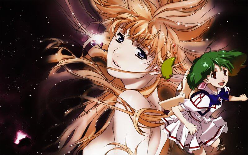anime girls in space