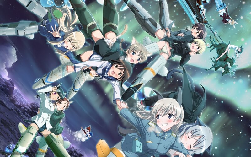 Anime Girls in Space — Blue