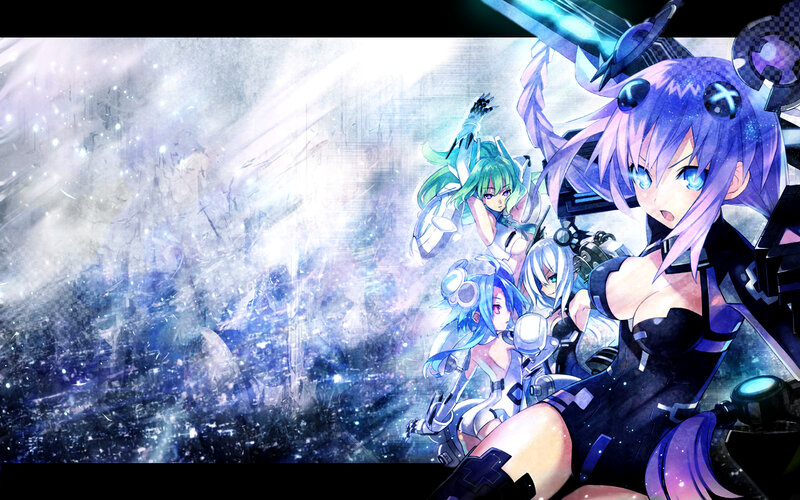Anime Girls in Space — Purple