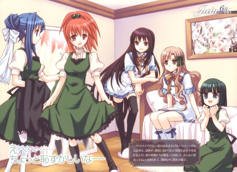 anime girls in summer outfits