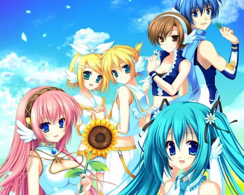 Anime Girls in Summer