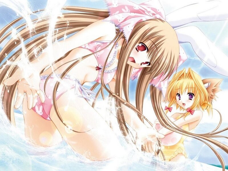 anime girls in swimsuits