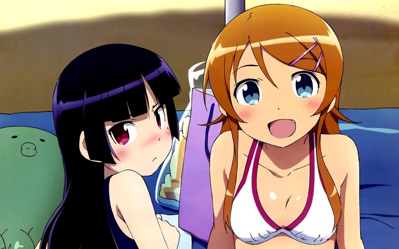 Anime girls in swimsuits