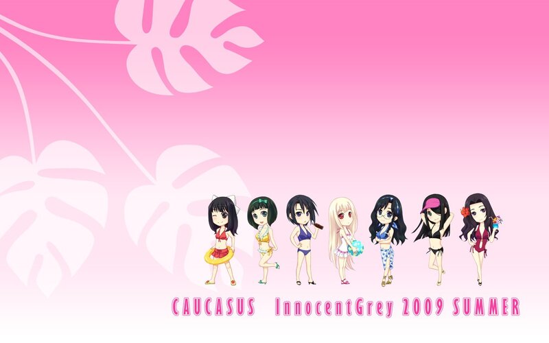 anime girls in swimsuits