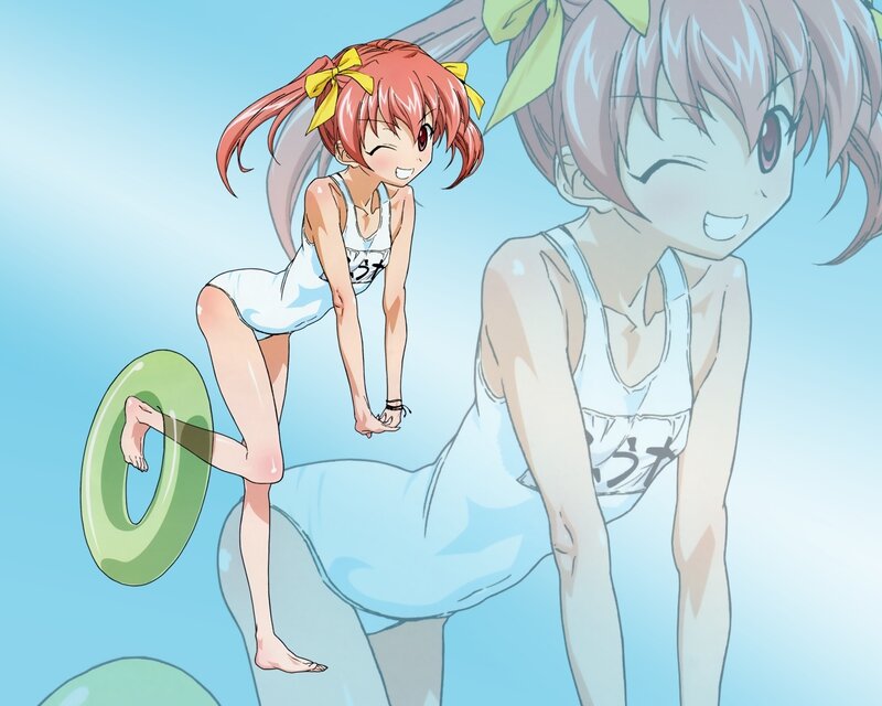 anime girls in swimsuits