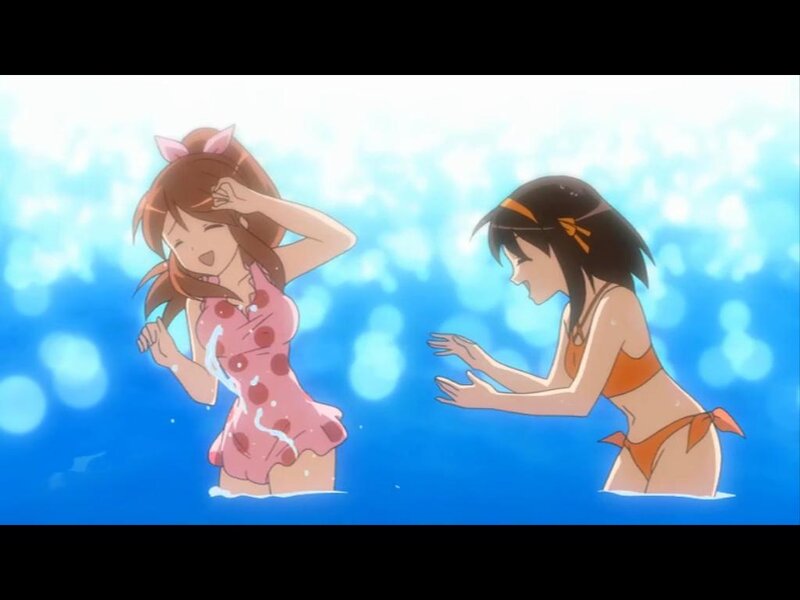 anime girls in swimsuits
