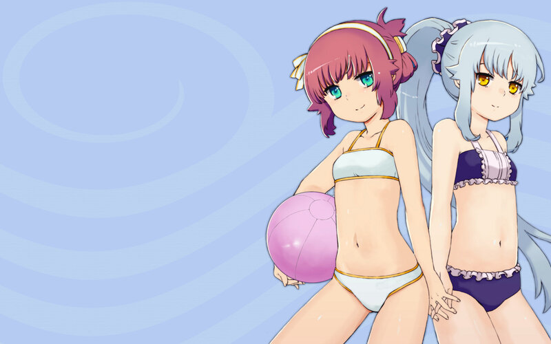 anime girls in swimsuits
