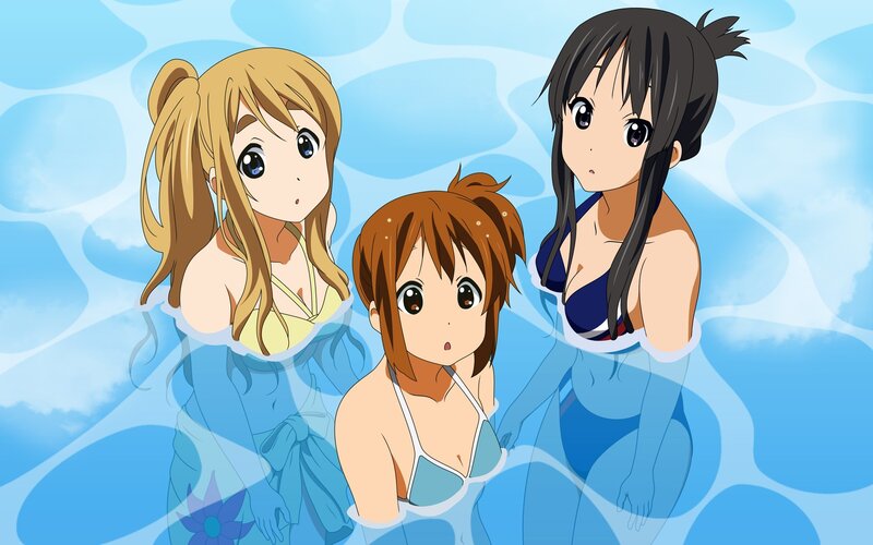 anime girls in swimsuits