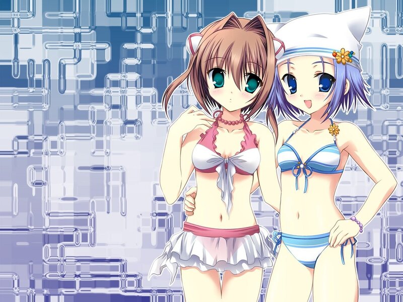 anime girls in swimsuits