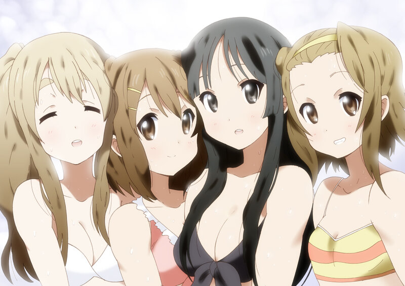 anime girls in swimsuits
