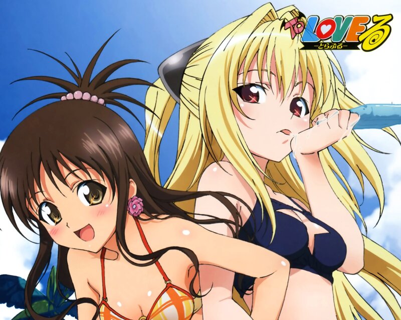 Anime girls in swimsuits