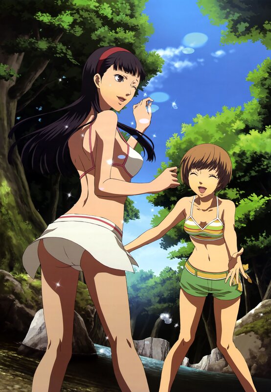 Anime girls in swimsuits