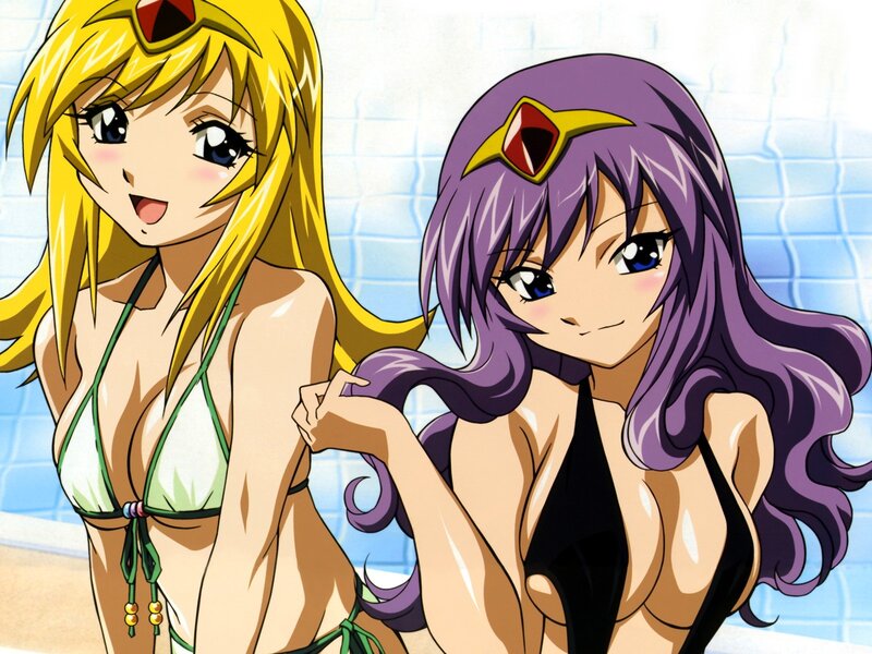 anime girls in swimsuits