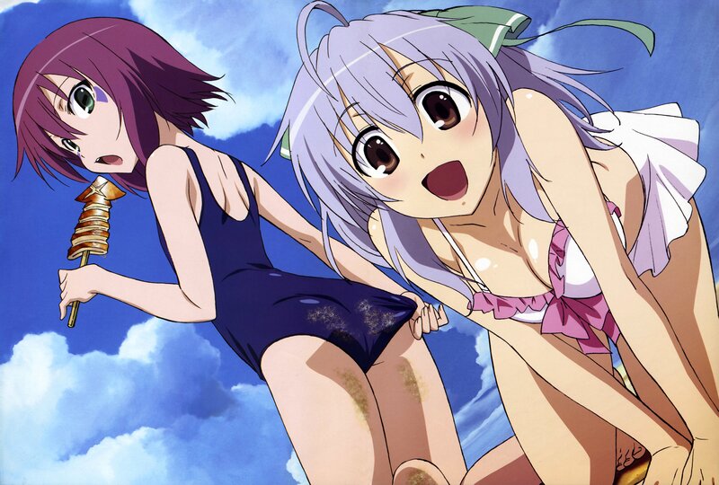Anime girls in swimsuits