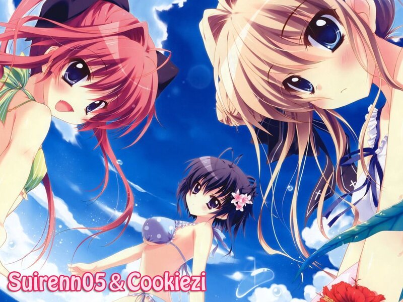 Anime girls in swimsuits
