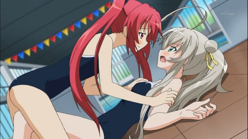 Anime girls in swimsuits